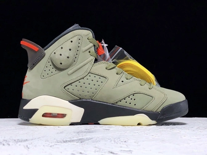 Reps TBK x Jordan Travis Medium CN1084-200 Air Olive Scott 6 0728